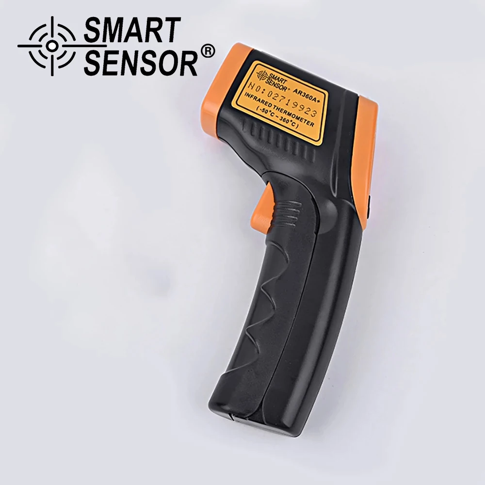 

SMART SENSOR Industrial Infrared Thermometer -50℃~420℃ Portable Handheld Digital Non-contact Temperature Tester Pyrometer