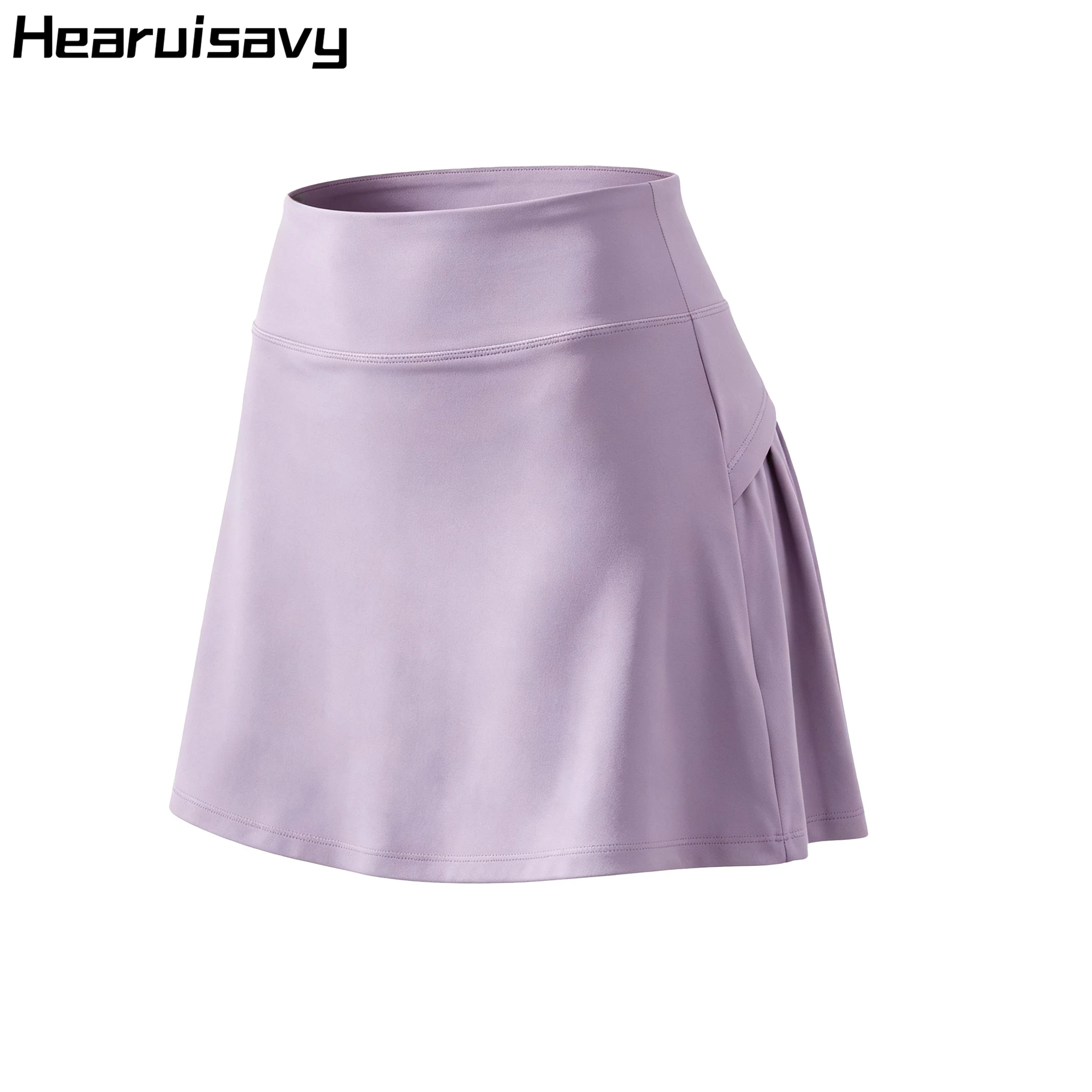 hearuisavy-テニススコート-レディース-ハイウエスト-プリーツバック-テニス-フィットネス-ショートスカート-ランニング-ヨガスカート-速乾-ワークアウト-ゴルフスカート