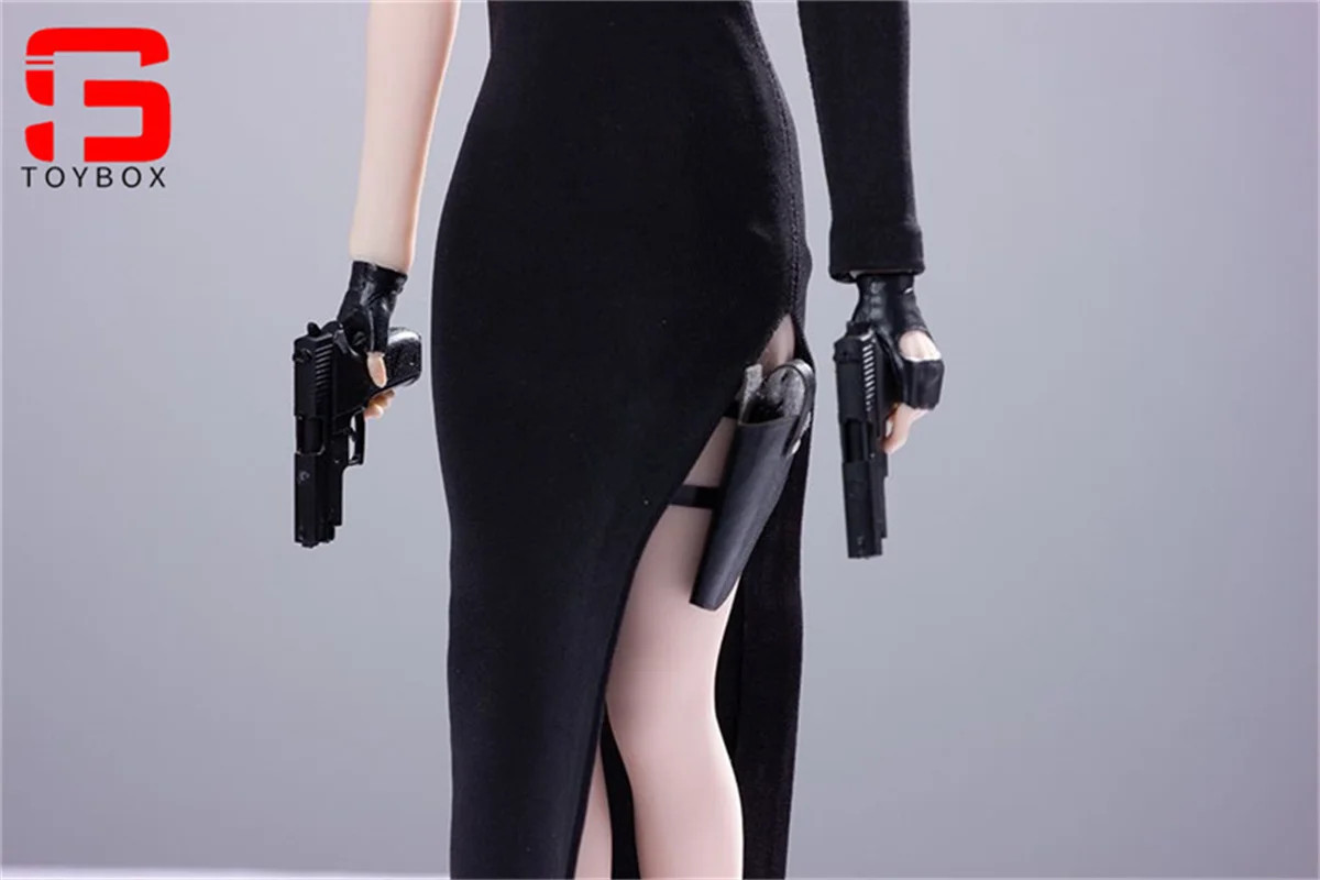 W magazynie Model pistoletu żołnierza i kabury w skali 1/6 Lewa/prawa nogawka Akcesoria do broni Pasują do 12-calowych lalek z figurkami akcji