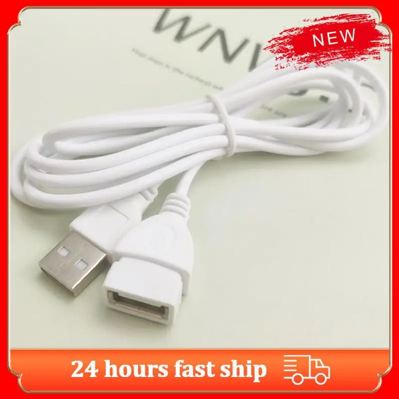 كابل تمديد USB ذكر إلى أنثى، بيج، أبيض، نطاق واسع للتطبيق، خفيف الوزن، سلك تمديد سلك رقمي متين