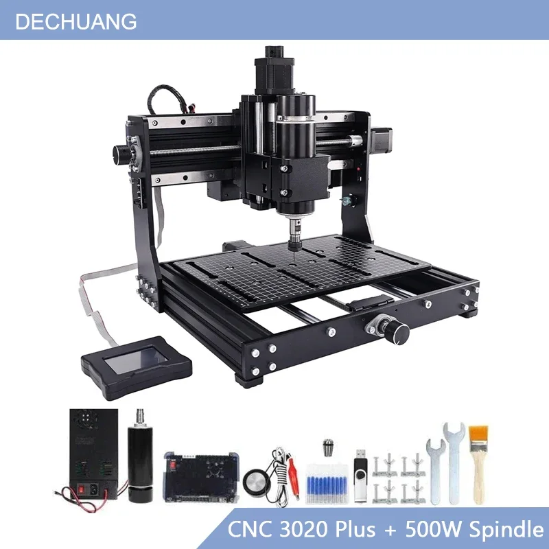 CNC 3020 Plus Laser Engraver Metal Engraving CNC Machine 500W Spindle GRBL Control DIY Milling Machine Wood Router 20W 40W Laser