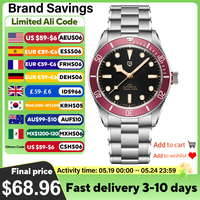 PAGANI DESIGN 2025 New BB58 Men's Watches Retro Automatic Watch Men Mechanical Wristwatch Luxury NH35A 100M Waterproof Clock Man