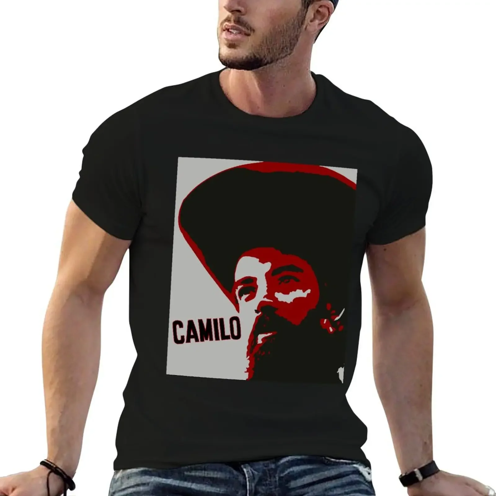 

Camilo Cienfuegos T-Shirt anime figures vintage t shirts men clothing