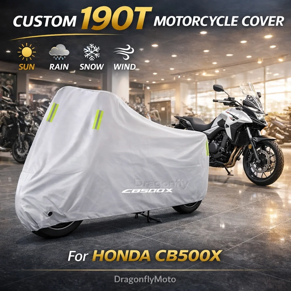 

For HONDA CB500X CB 500X CB500 X Motorcycle Cover Silver Waterproof UV Rain Dust Sun Outdoor Indoor Protector