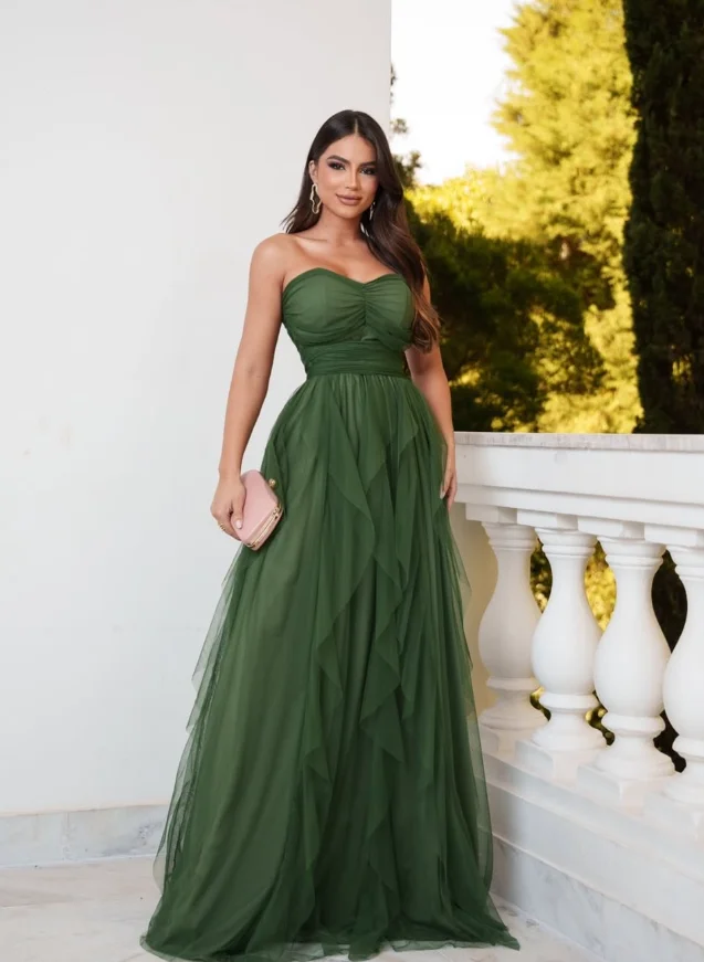 맞춤형 고품질 바닥 길이 연인 주름 지퍼 민소매 댄스 파티 가운 Soirée Femme Mariage Gece Elbisesi Düğün