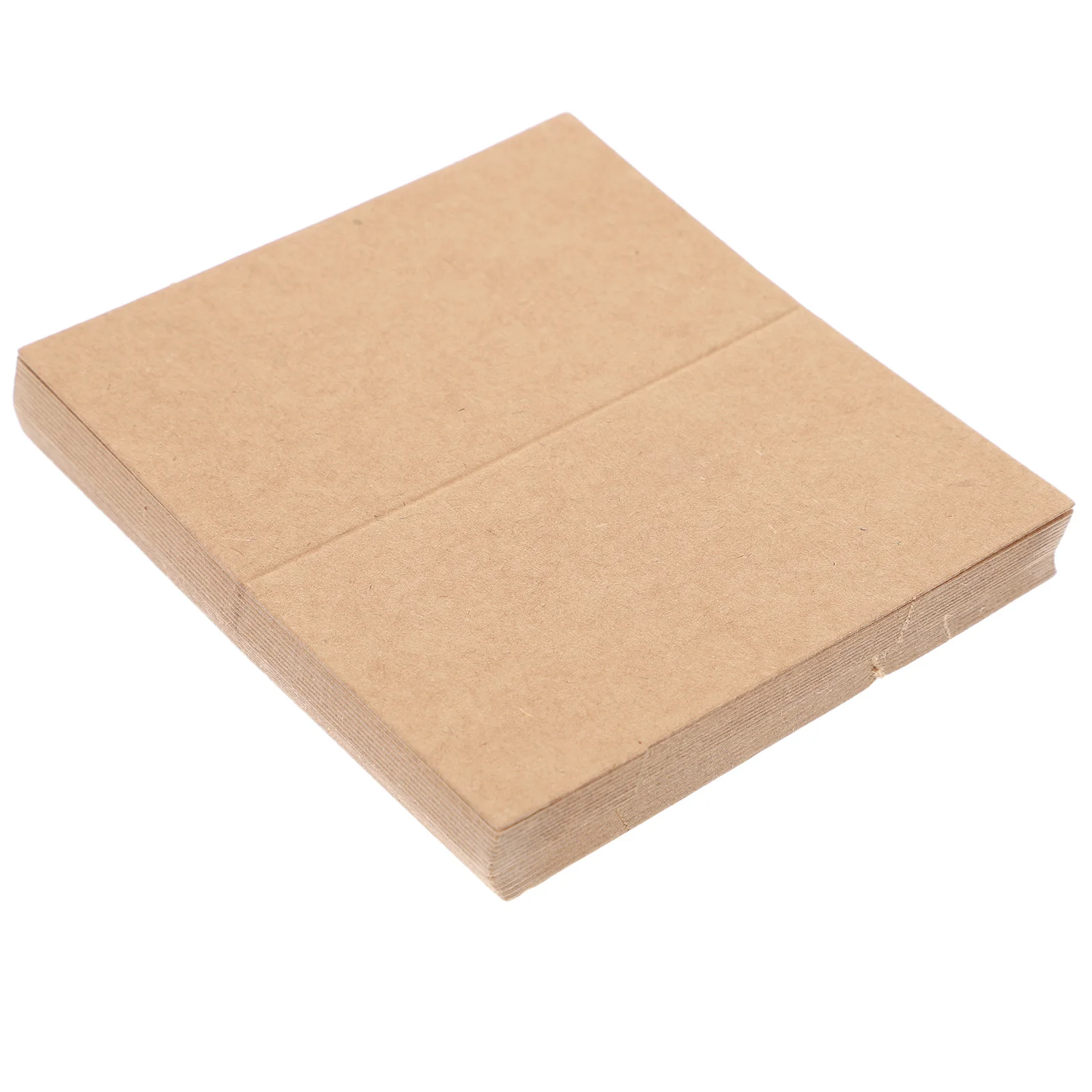 35Pcs Kraft Paper Card Name Display Vintage Style Desktop Adornment Business Greeting Buffet Food Label Table Number Tags