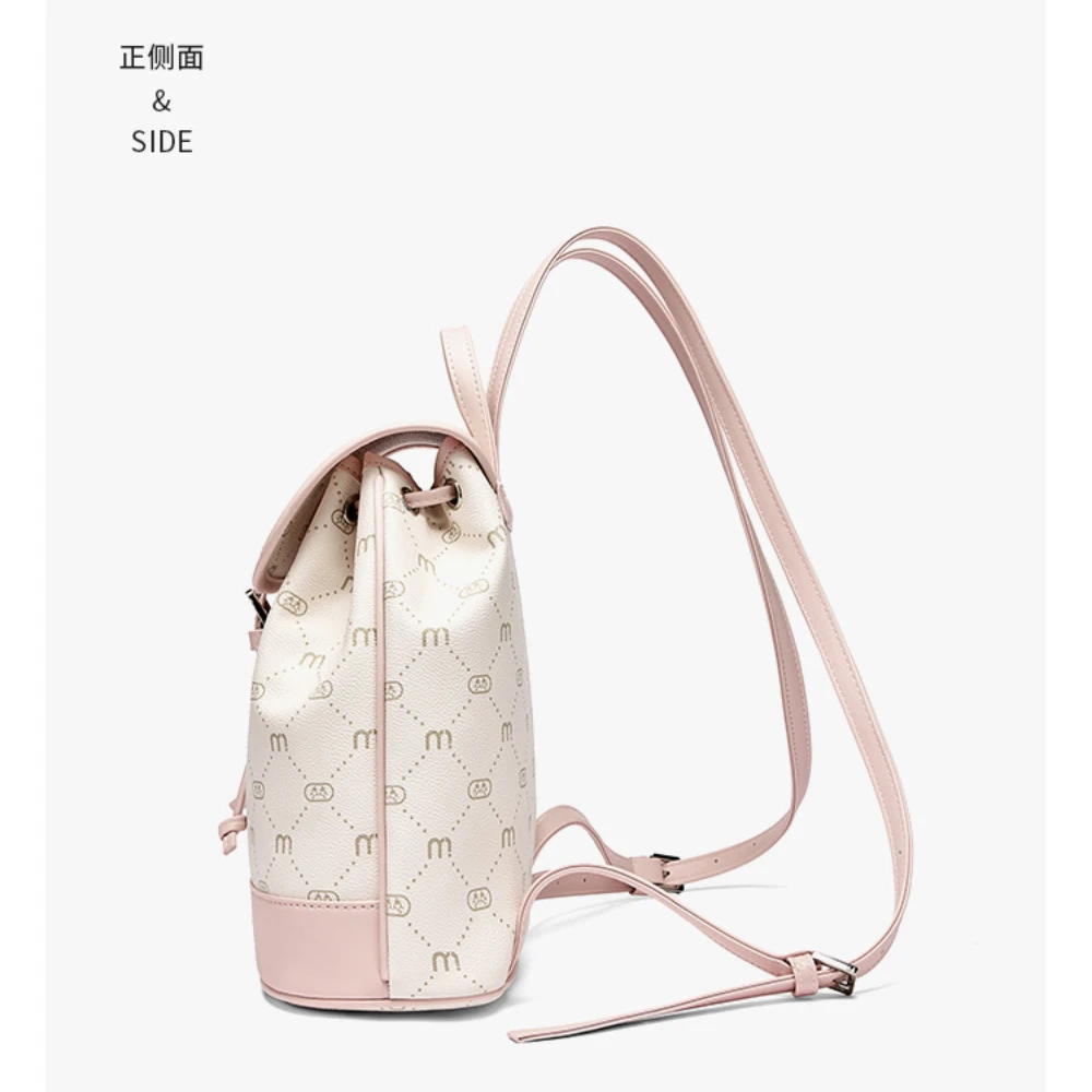 PVC Backpack for Women,Ins Style Waterproof Large Capacity Backpack,Fashionable School Backpack,College Students Travel Backpack