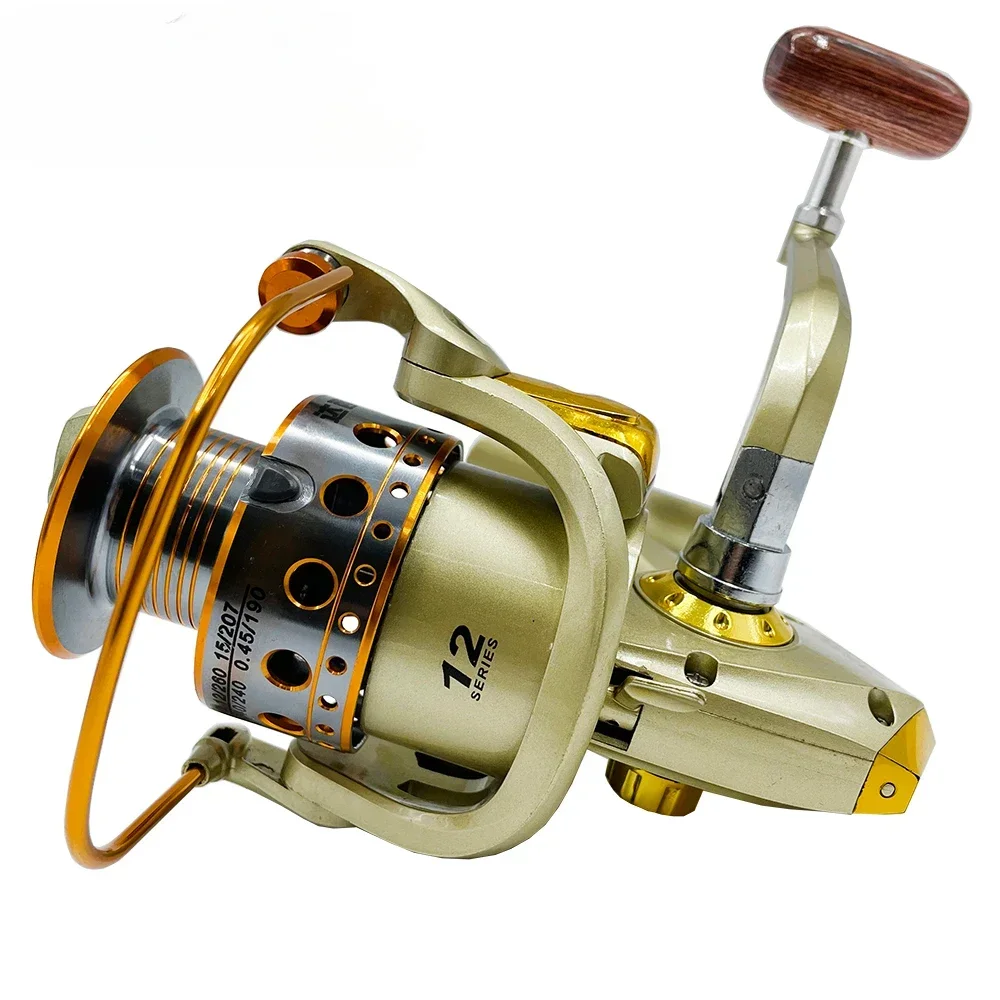 Left/Right Interchangeable Fishing Reel for Bass Pike Fishing Sea Rod Wheel Light Metal Spool Spinning Reels 1000-7000 Series