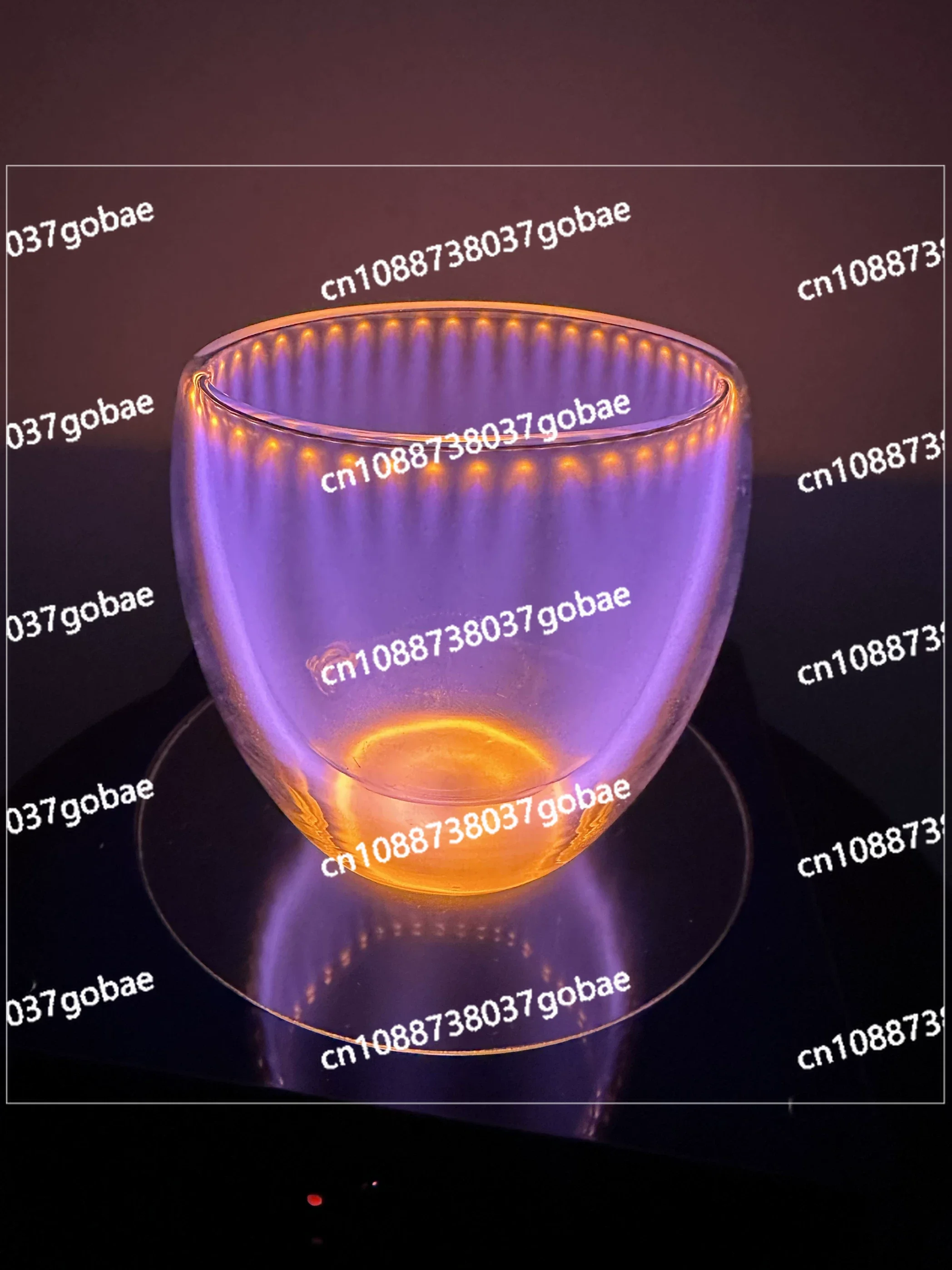 High-tech mug bar high-end wireless luminous glass beer mug element ion cup
