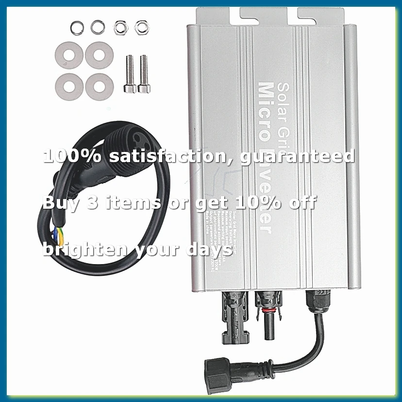 700W Solar Micro-Inverter Grid Tie Microinverter IP65 Control Self Cooling 110/230V Automatic Power