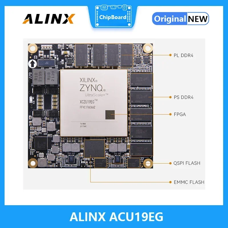 ALINX ACU19EG: Xilinx Zynq UltraScale + MPSoC SOM FPGA Core board AI XCZU19EG Demo Core BoardAlinx