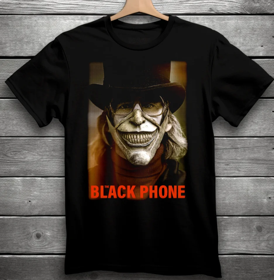 The Black Phone Horror Movie T-shirt Black S-3XL Ethan Hawke