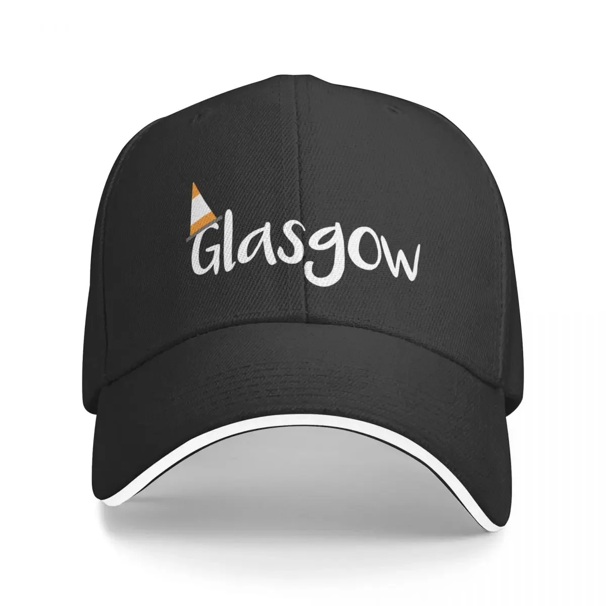 

Glasgow Orange Traffic Cone Design Baseball Cap New Hat Kids Hat Hat Man For The Sun dad Women Men's