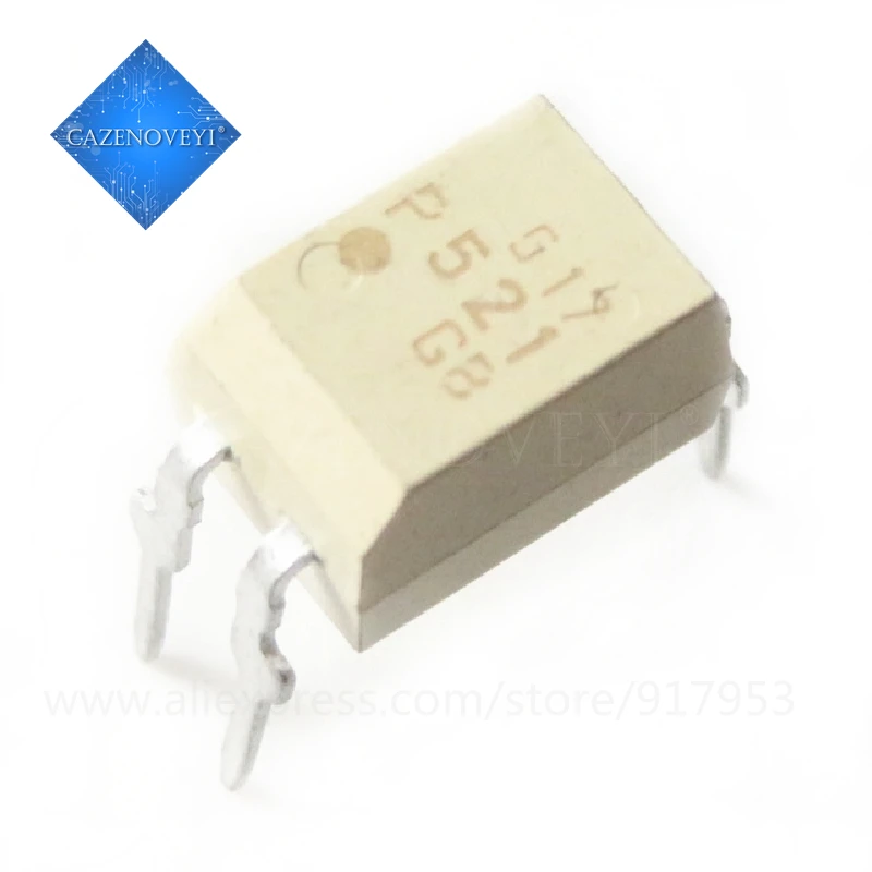 10pcs/lot TLP521-1GB TLP521-1 TLP521 P521 DIP-4 SMD-4 Optocouplers In Stock