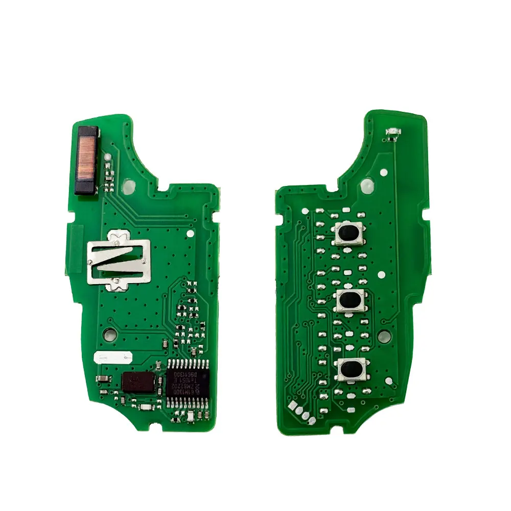 1pc 3 Button Remote Key 433Mhz 4A Chip for Mercedes Benz Smart Fortwo 453 Forfour 2015 2016 2017 CWTWB1G767 No Logo