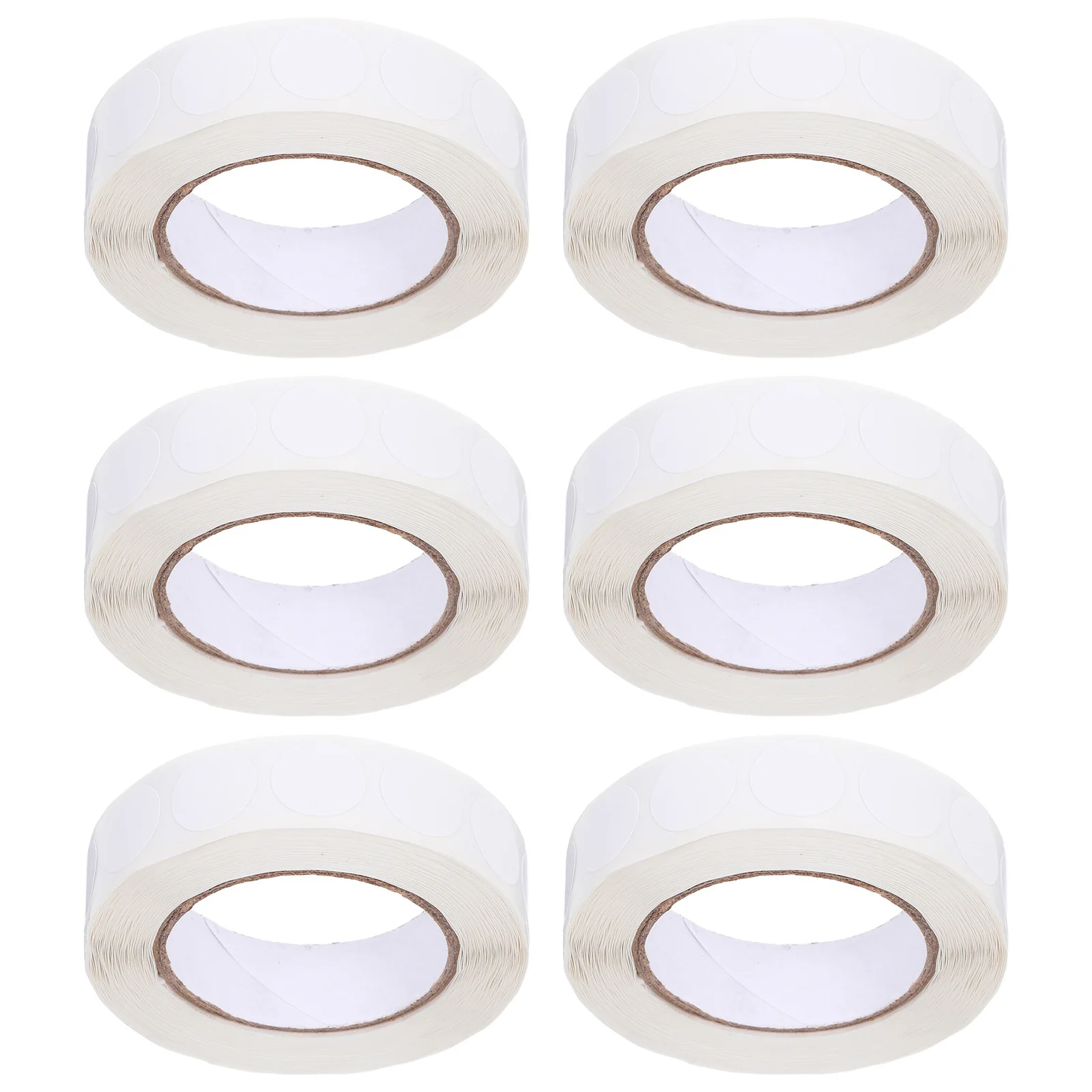 

1000Pcs Round Self Adhesive White Labels Waterproof Writable Blank Stickers for Office Home School Storage Organization