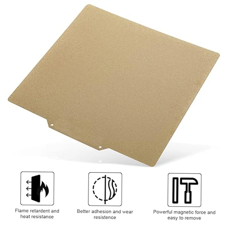 Stong Ahesion Build Plate 250x250/310x310/330x330mm Qidi Q1 Pro/Plus 4/X-Max 3 Magnetic 3d Printer Platorm Textured PEI HeatBed