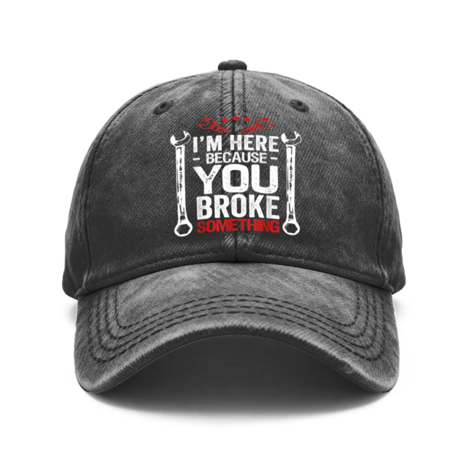1 Piece Vintage Washed Unisex Baseball Cap with 