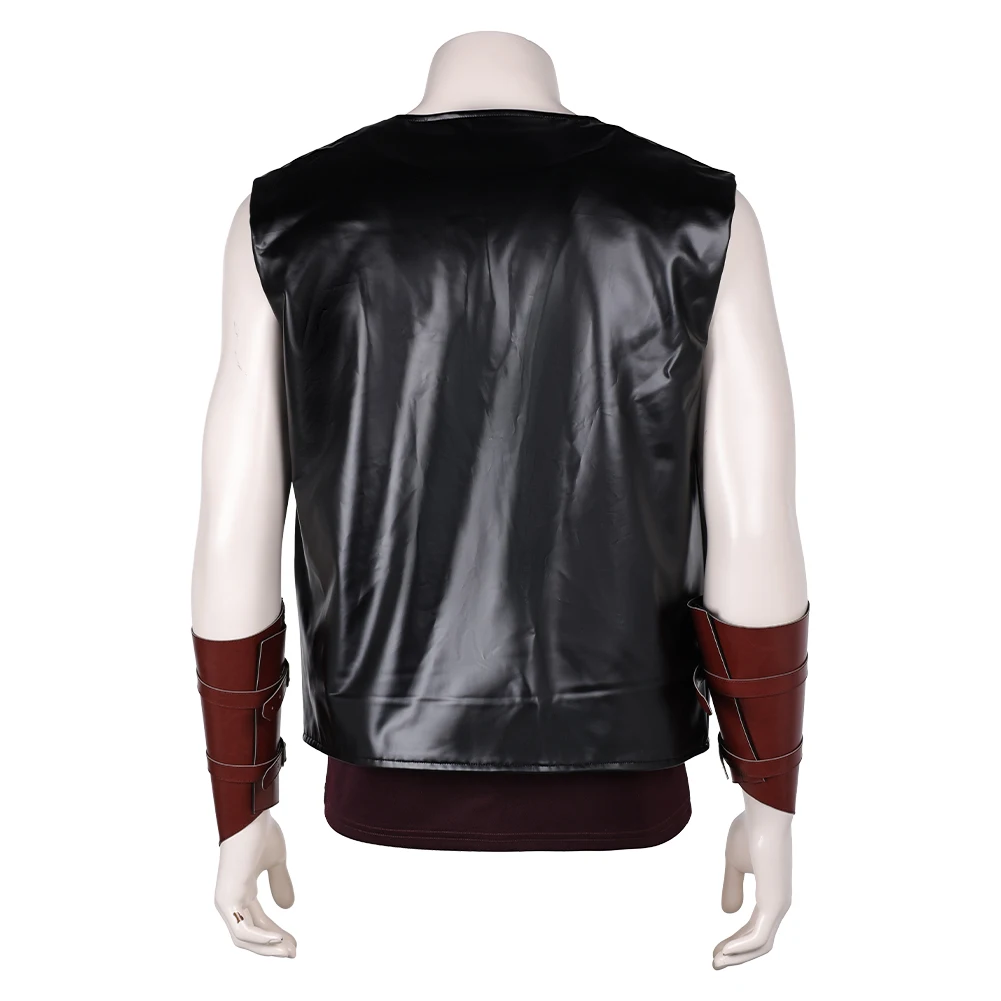 Disfraz de Cosplay de la película Cos, chaqueta de chaleco de fantasía, accesorio de traje de Carnaval de Halloween para hombres adultos, Roleplay