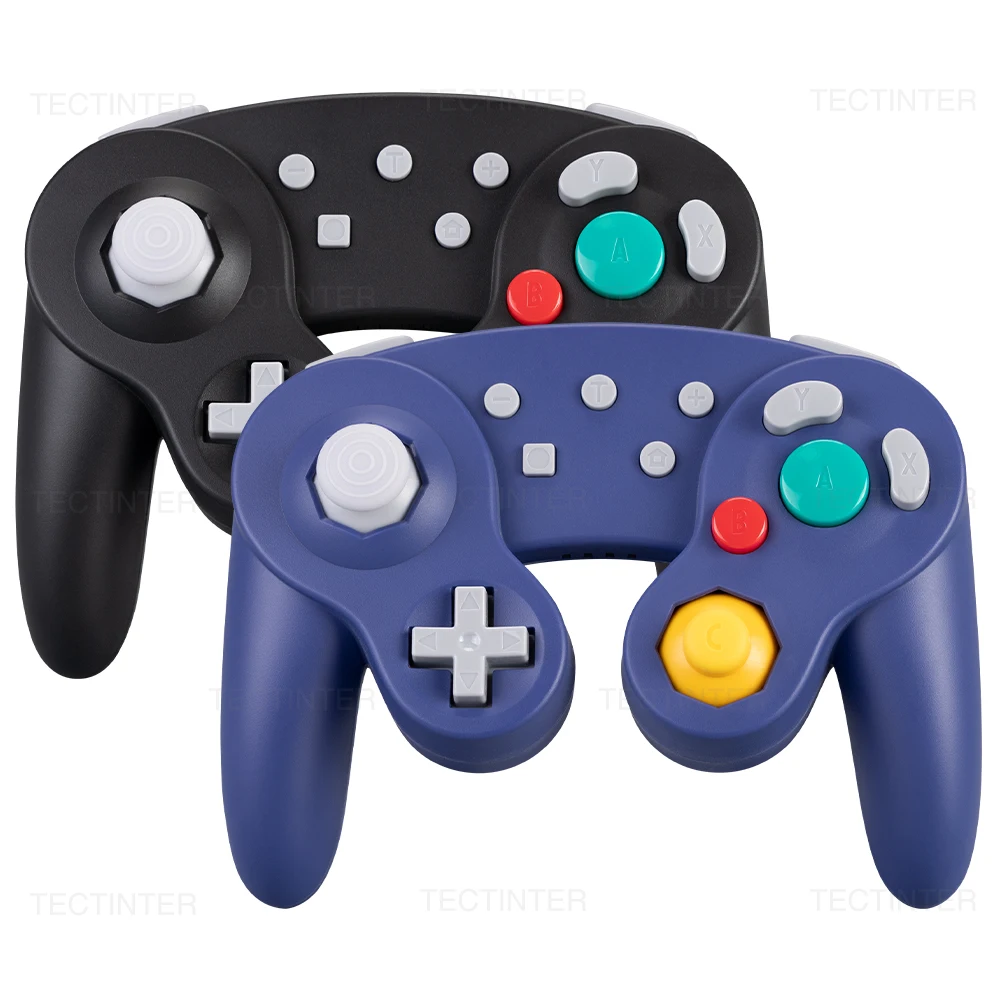 Bluetooth-Compatible Gamecube Controller For NS Switch 2/Switch Console Gamepad For Steam/Andriod/PC Joystick with Turbo Functio