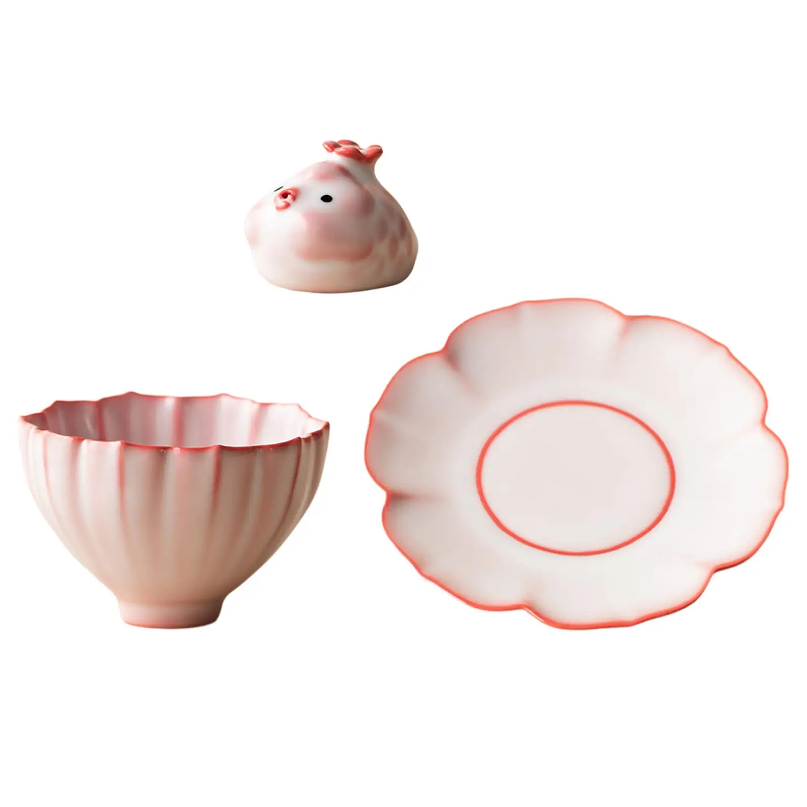 

Ceramic Teacup Set Collection and Gift Kung Fu Tea Set Chinese Teacup for Business Gift