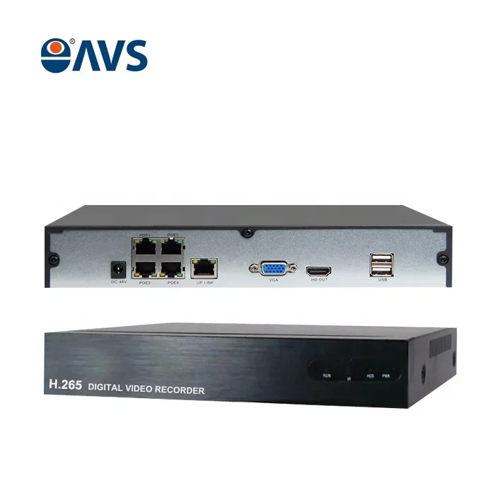 Домашняя система видеонаблюдения 1080P 4K IP-камеры POE 8MP 4CH NVR Kit Система видеонаблюдения