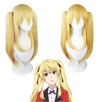 Wild Betting Fringe Early Spring Women's Yali Cosplay Wig Tiger Mouth Clip Horse Tail Anime Shallow Gold Hair Accessories