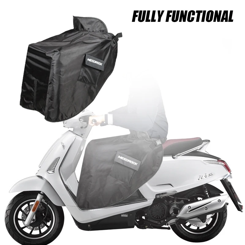 

Winter Motorcycle Seat Cover Windproof Warm Apron For Outdoor Electric Vehicles Waterproof Cold-Resistant Leg Cover