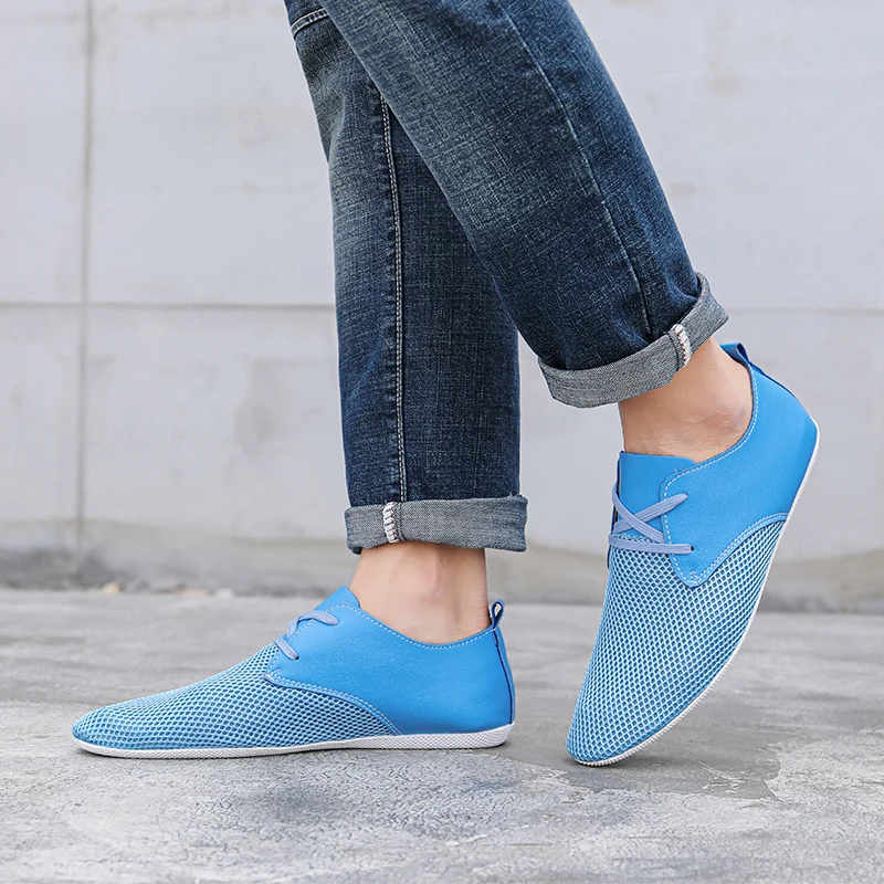 

Men's Summer Breathable Mesh Sneakers Lightweight Running Shoes for Men Non-Slip Comfortable Walking Shoes Men