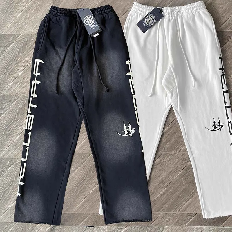 新品同様 HELLSTAR SWEATS LONG PANTS Mサイズ Calça Hellstar Flame Sweatpants Pink/Silver
