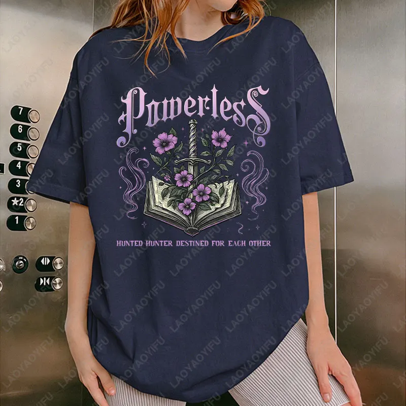 Powerless Kai Azer Romantasy Book Lover Tees men women cotton camisetas Paedyn Dark Romance Fans Gifts Fantasy Bookish tshirt