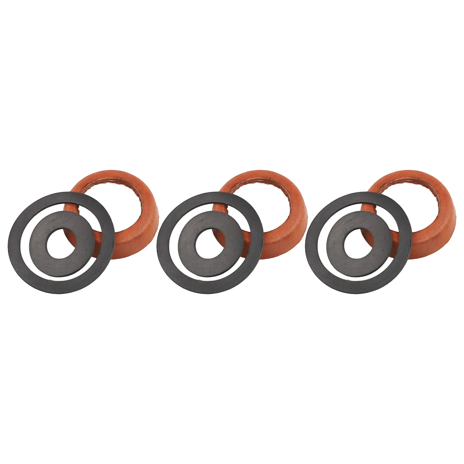 3 Sets Leather Cuffs And Rubber Seals For Model 75 Hand Water Pump Well Garden Replacement Parts Plumbing Accessories