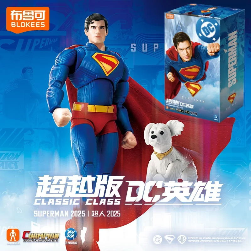 

Ручной конструктор Blokees Superman 2025 Ultra Edition, коллекционная фигурка, игрушка, тема героя постоянного тока для мальчиков, подарок