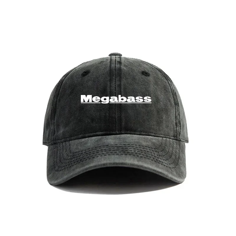 

Megabass Distressed Baseball Caps Adult Unisex Adjustable Retro Dad Hats Summer Breathable Megabass Hats MZ-047