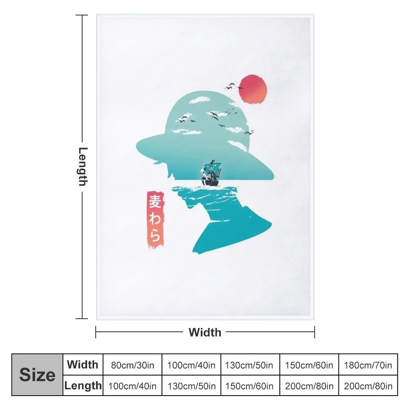 Good day to sail Throw Blanket Kid'S Blankets Sofas Of Decoration decorative Sofa anime heavy to sleep Blankets