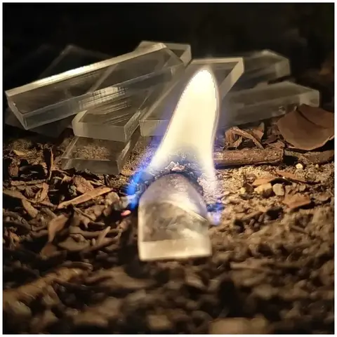 40/80개 필수 생존 화재 시동기 키트 - 캠핑, 하이킹 및 야외 모험을 위한 무색, 무취 및 습기 방지