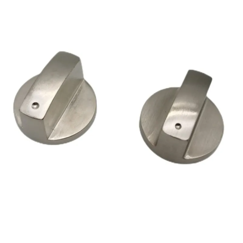 1Pc Gas Stove Knobs 6mm Silver Modern Kitchen Electric Cooker Oven Hob Control Switch For Household Hardware Replacement Tools