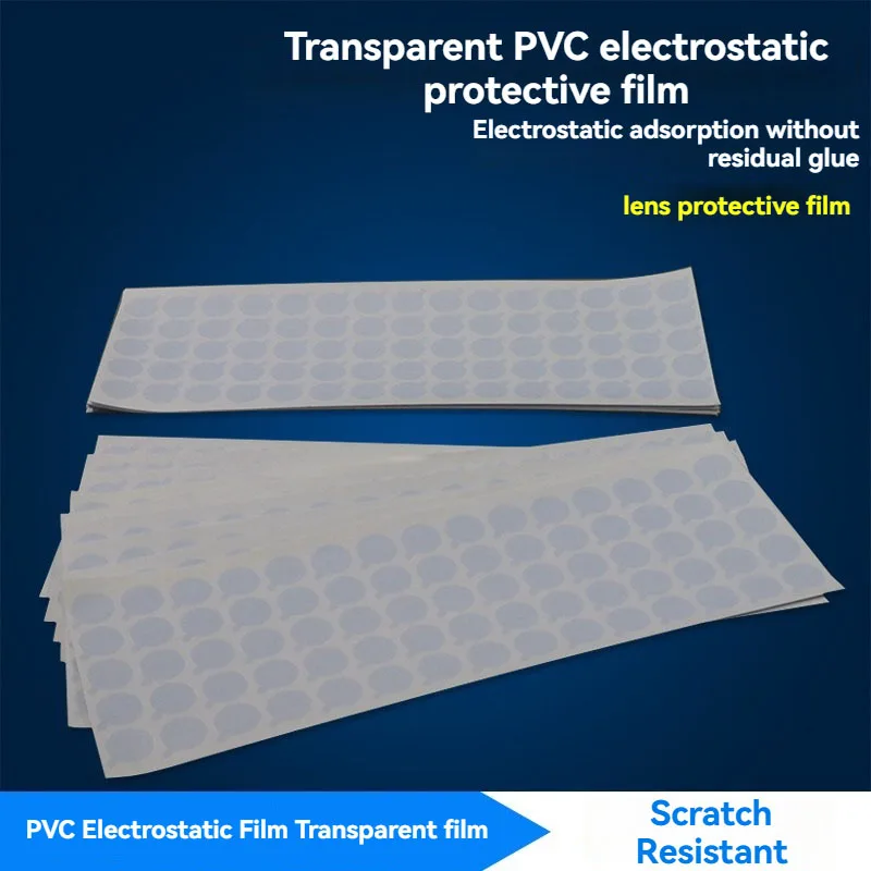 Watch Glass Mirror Protective Surface with PVC Electrostatic Film Transparent Watch Repair Tool Scratch Resistant Dust-proof