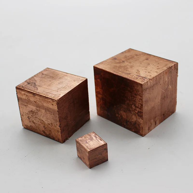 Copper/Brass Cube 10mm 20mm 25mm 30mm 40mm 50mm 60mm