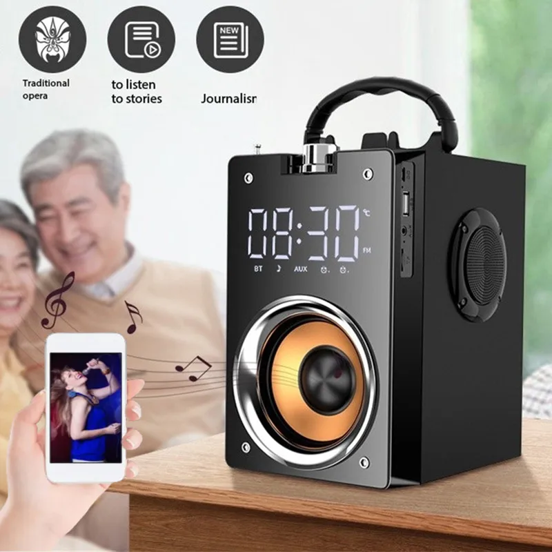 

Wireless Portable High-power Column Outdoor Speaker Small Computer K Song 3D Surround with Remote Control Bluetooth Speakers