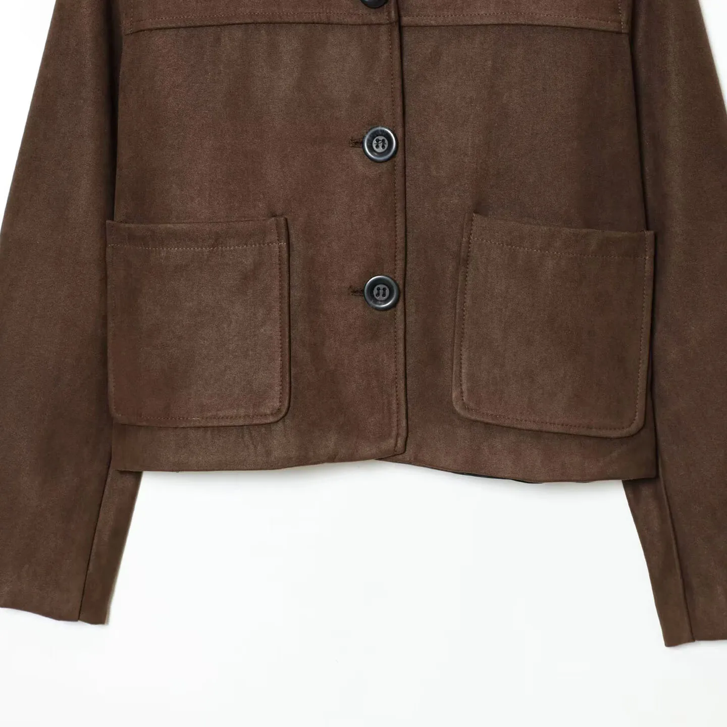 Nowa, modna, brązowa kurtka ze sztucznej skóry na jesień 2025, uniwersalna, elegancka, wysokiej jakości odzież damska, płaszcze damskie.