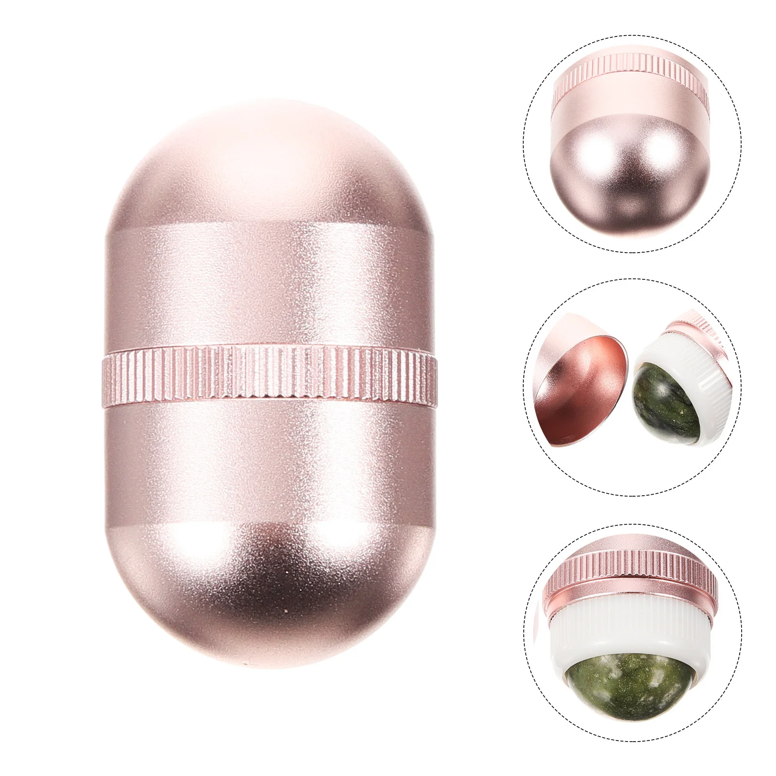 Rullo per massaggio viso da donna Strumento portatile per la cura della pelle Miglioramento dell'elasticità Anti gonfiore Uso confortevole Strumento per il viso Cura della pelle