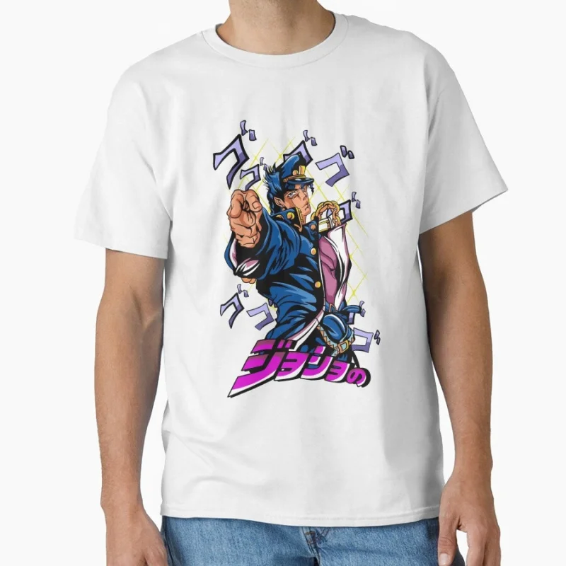 

yare yare daze 0812 JoJo's Bizarre Adventure Anime Gift t shirt Manga JJBA Cartoon print Graphic Clothes Y2K clothing All size T