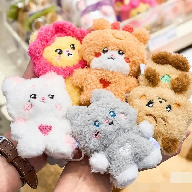 New Kpop Korean Soyeon Minnie Miyeon Yuqi Plush 12CM Keychain Pendant Cartoon Car Bag Accessories Keyring Lovely Figures 15CM - view 5