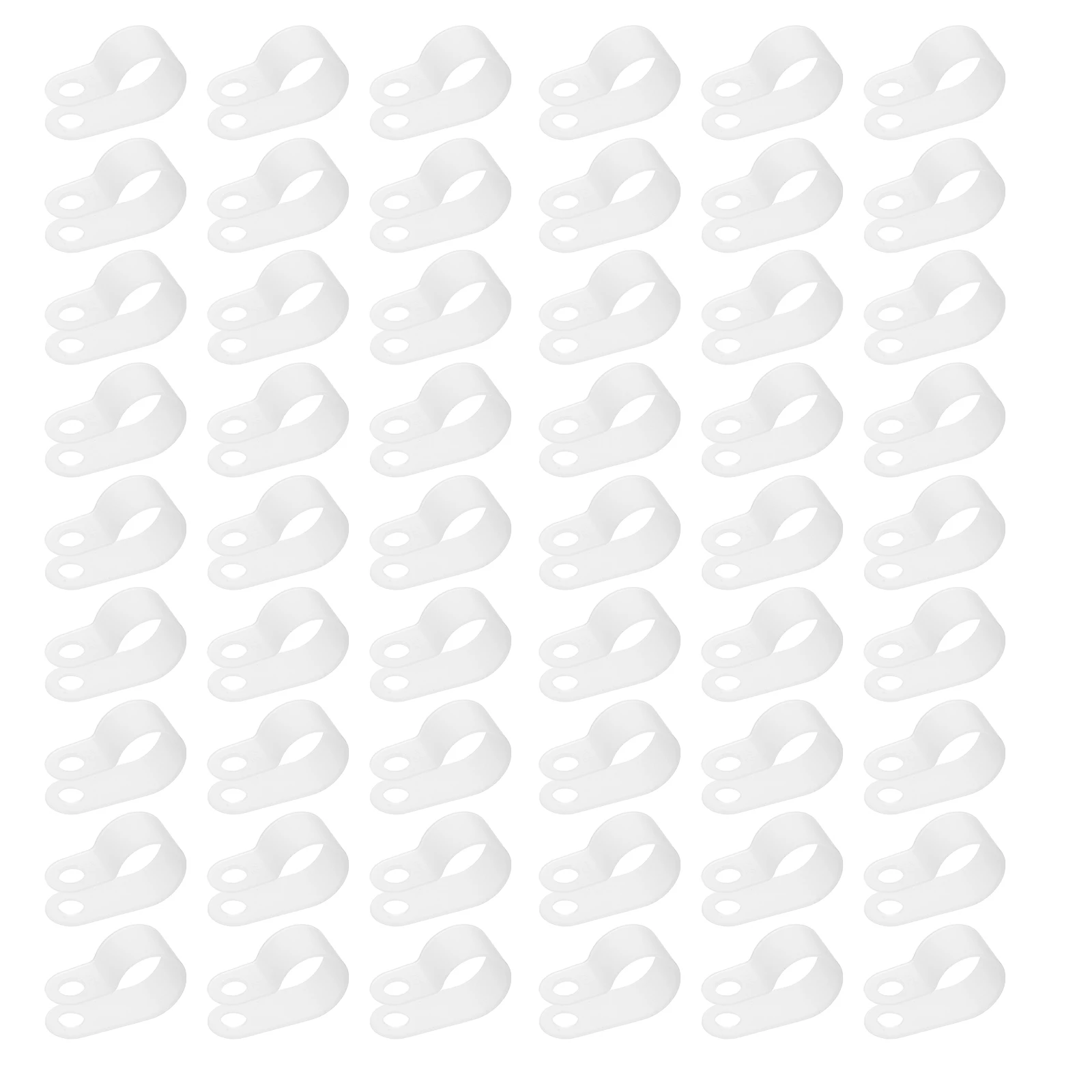 

200pcs 1/2 Inch R-Type Cable String Light Hangers Outdoor Rope Light Mounting Clips Wiring Clamp Cord Fastener For Patio Garden