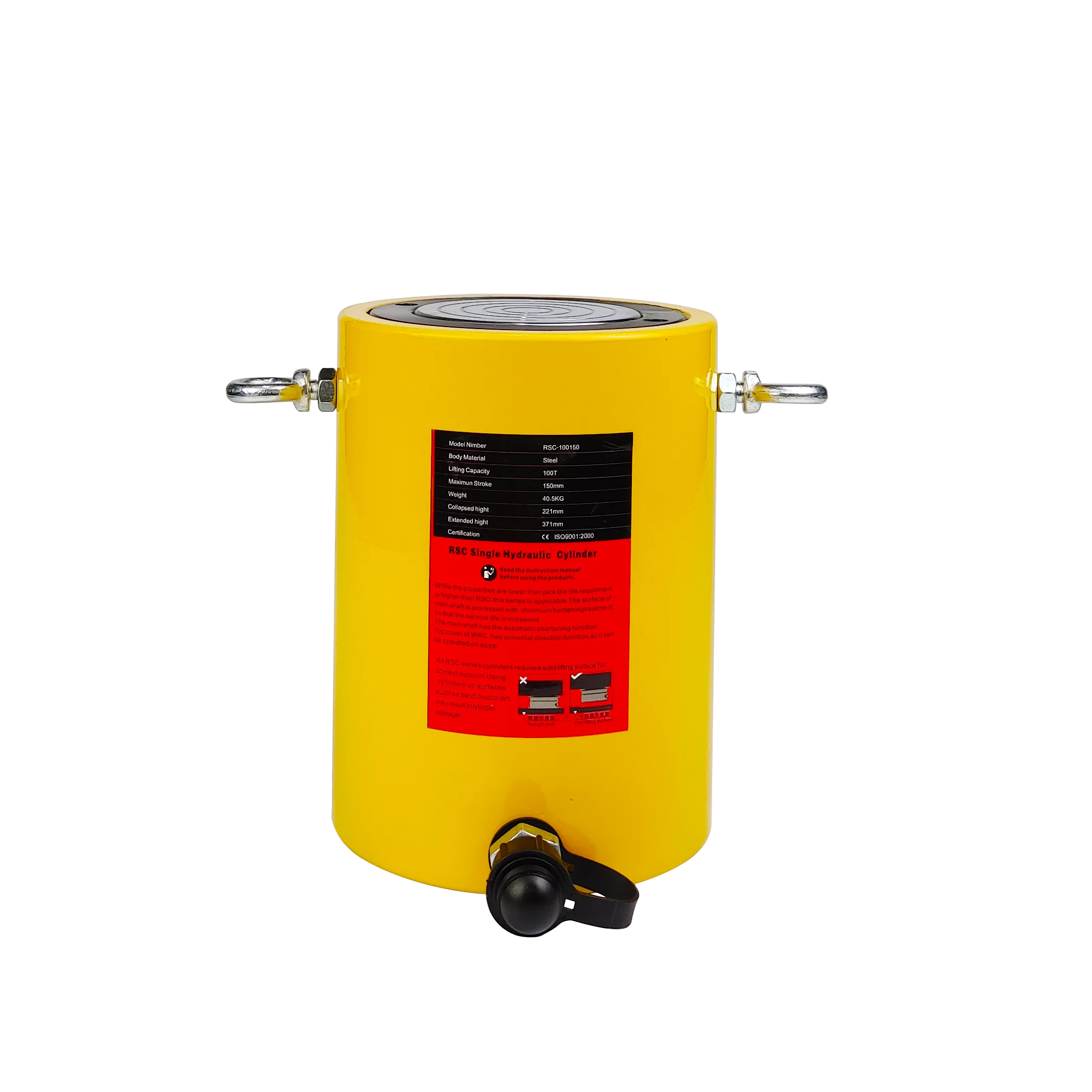 

RSC-100150 100 Ton Hydraulic Jack Telescopic Hydraulic Jack
