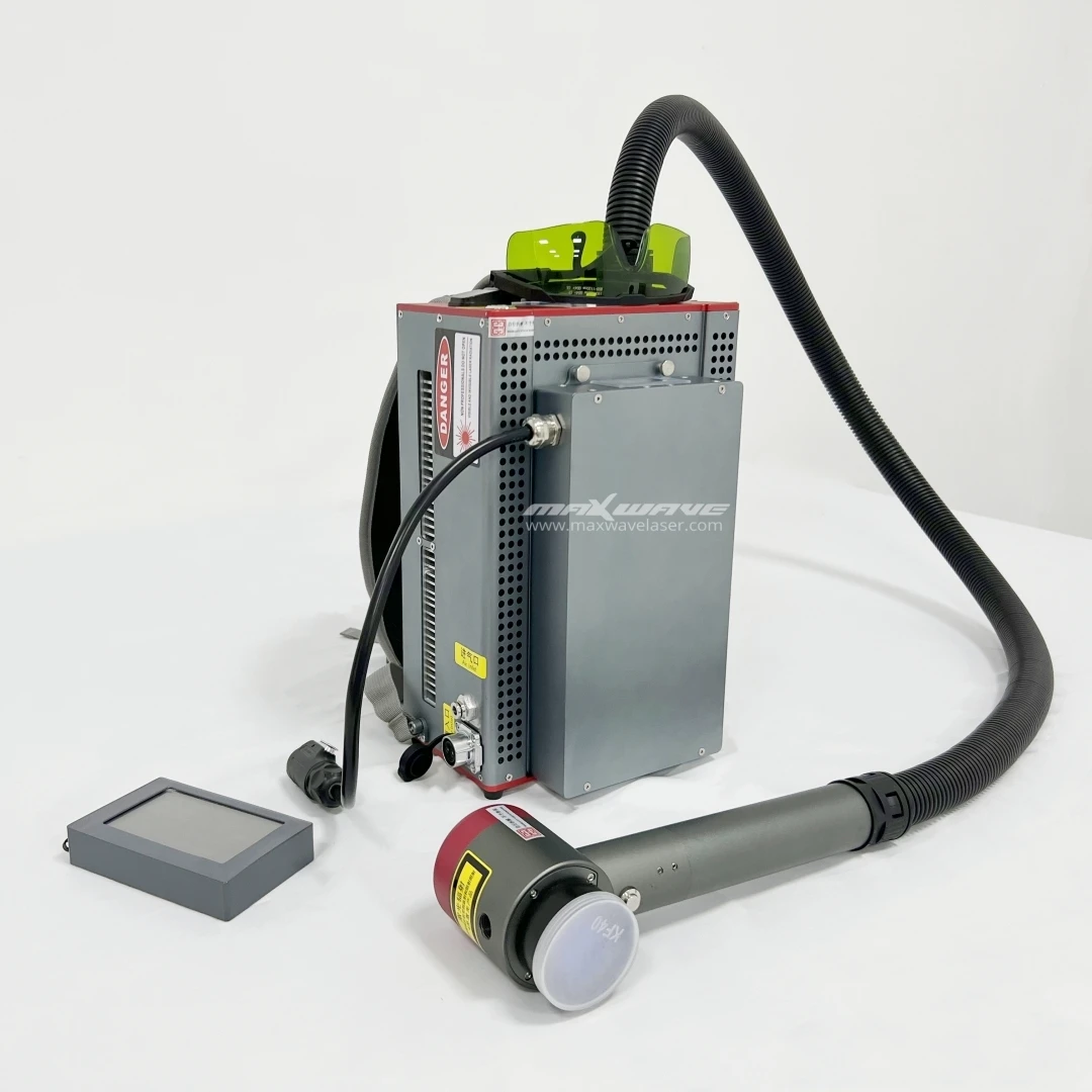 Лидер продаж, ручной лазер для удаления ржавчины, 50 Вт, 100 Вт, импульсная волоконная лазерная чистящая машина для рюкзака с сертификатом CE