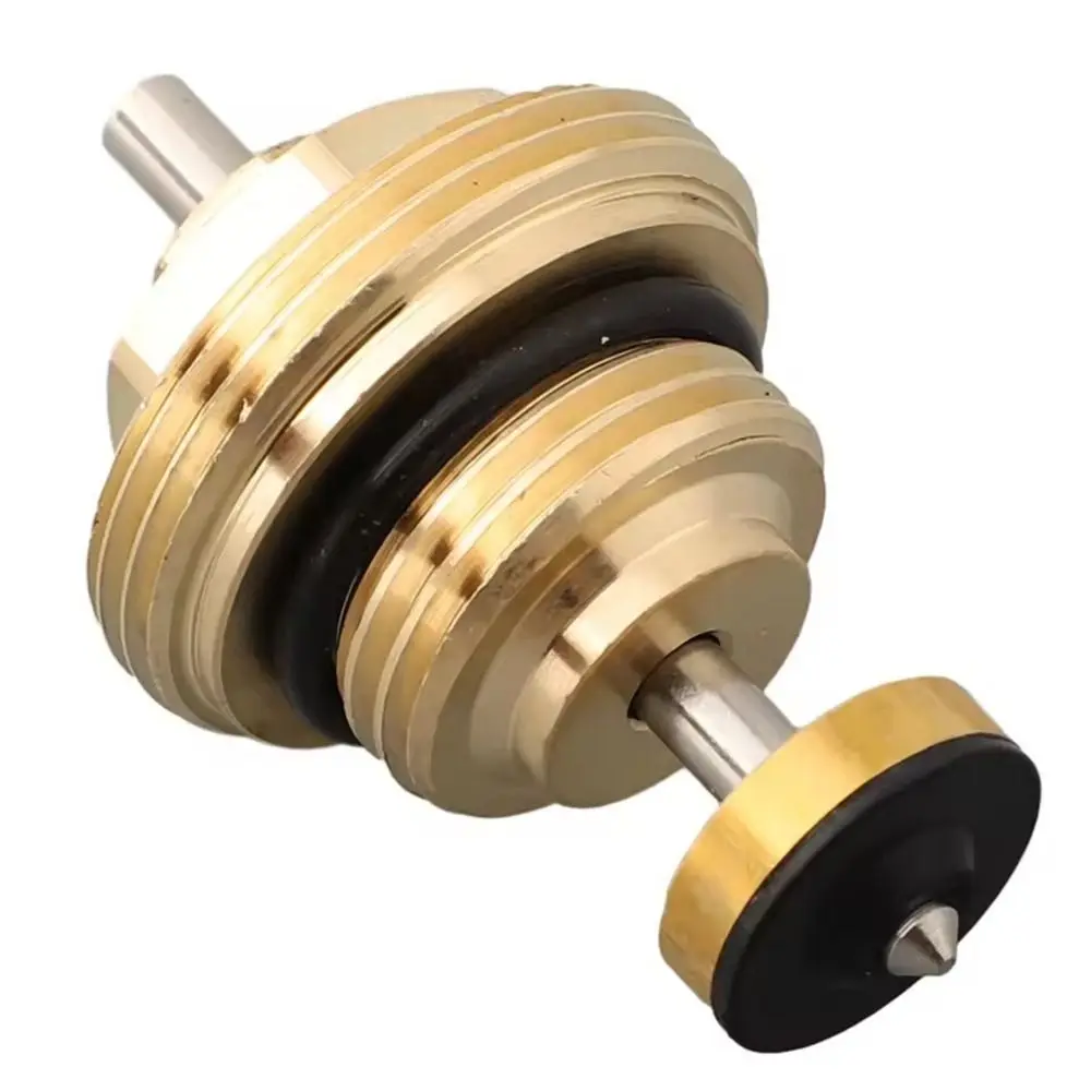 Brass Heating Circuit Distributor Valve Insert Corrosion Resistant M30x1.5 Automatic Spring Valve Core Replacement 1/2 3/8