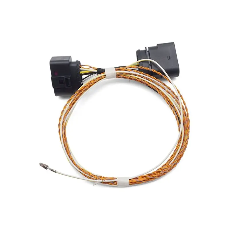 For Passat B6 Headlight Control Module& Xenon Headlight Automatic Leveling Wiring Harness Kit Bundle-A08Q