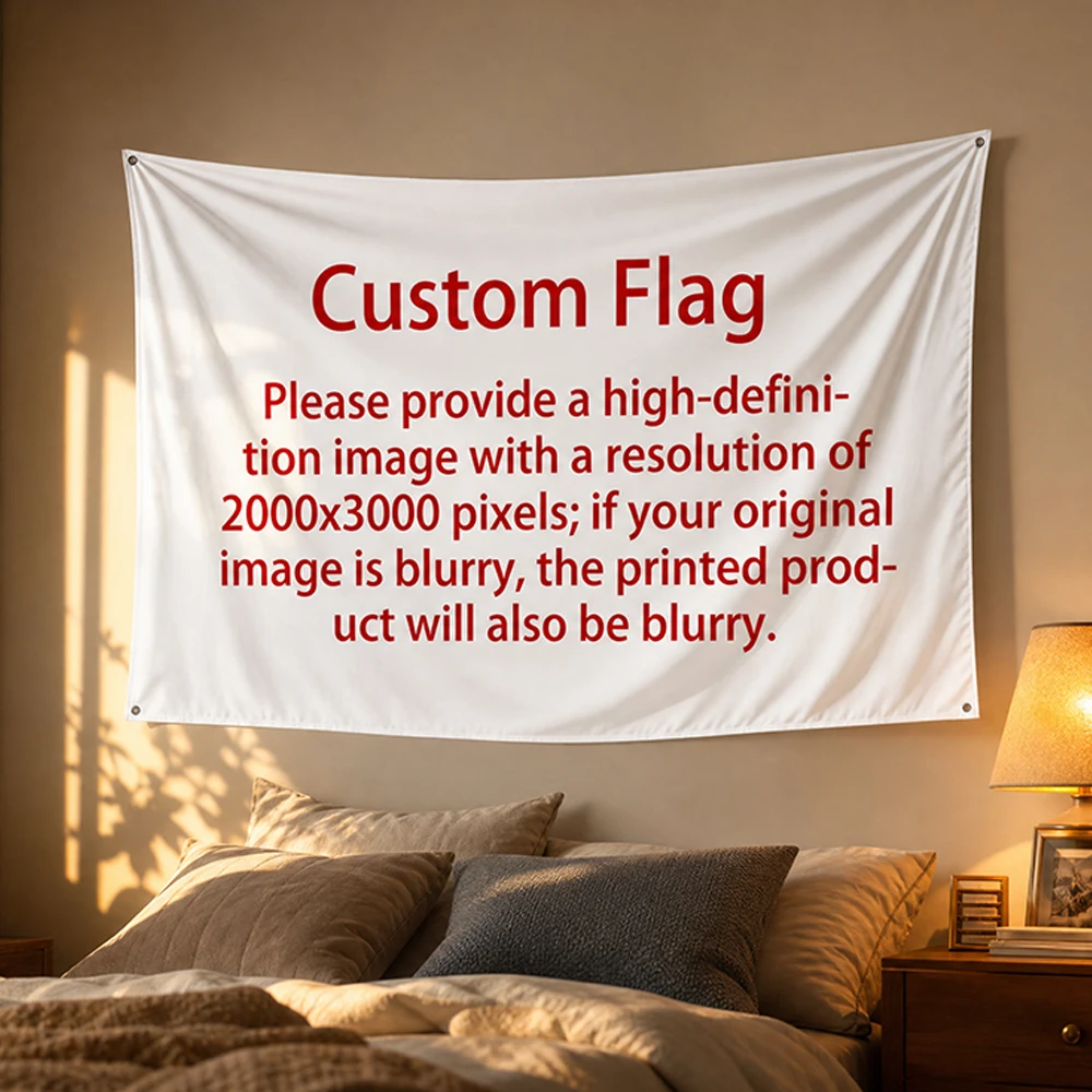 Custom Flags Banner Have your high-resolution images text logos printed on the flag for Garden Home Room Dorm Club Decor Gift